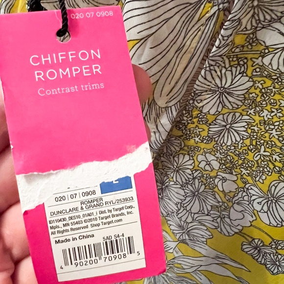 NWT Liberty of London for Target Floral Beach Romper - Picture 6 of 6